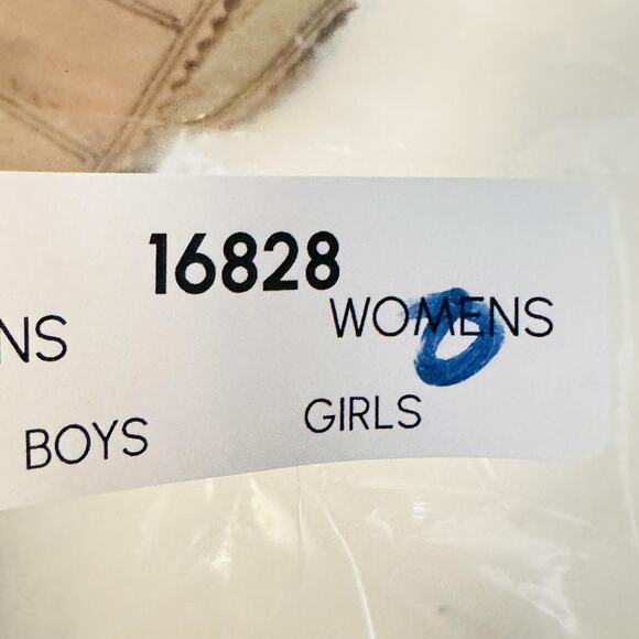 Sam Edelman Shoes Women 9 Beige Leather Scalloped Ballet Flats Slip On Round Toe - Picture 11 of 11